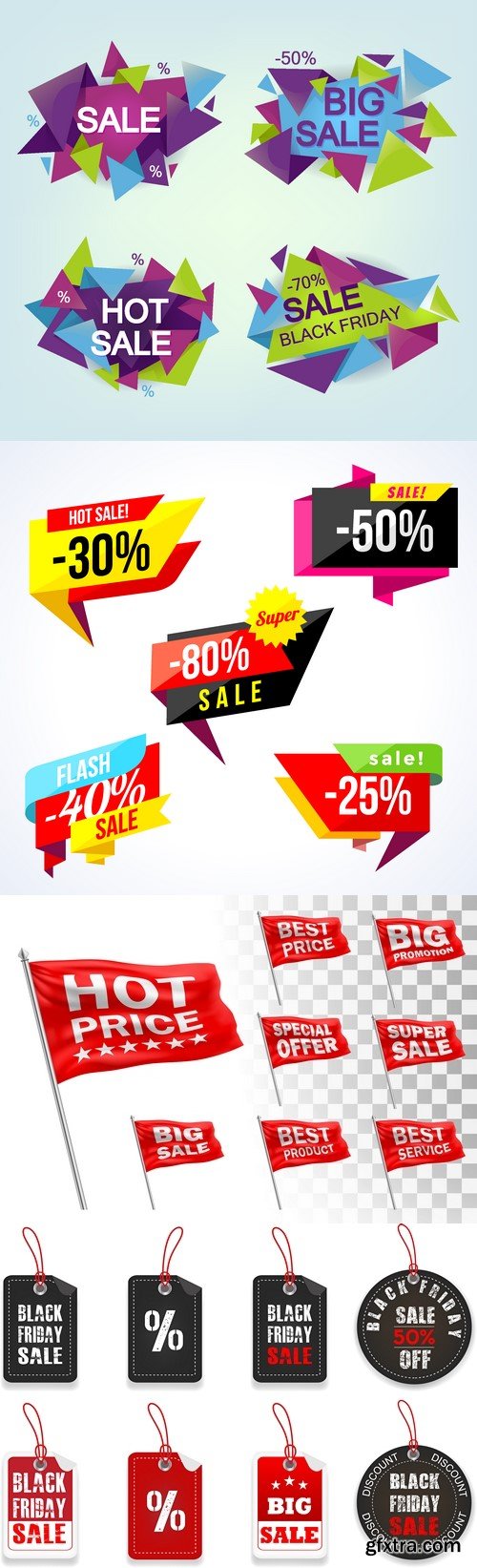 Vectors - Sale Different Elements 43