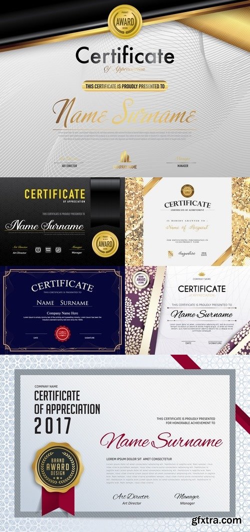 Vectors - Certificate Templates 55