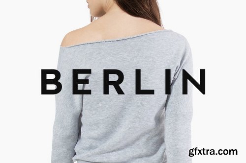 CreativeMarket BERLIN - Minimal Typeface + Web Font 472939