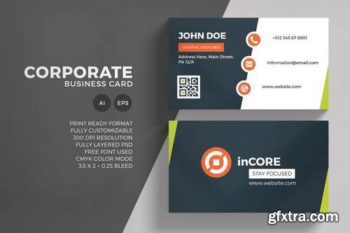 Corporate Business Card Template