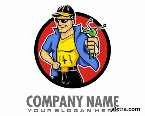 Picture vector logo illustration of the business campaign 33-25 EPS