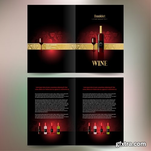 Vector image flyer banner brochure business card 22-25 Eps