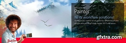 Bob Ross Mystic Mountain Brush Pack for Corel Painter 18 (macOS)