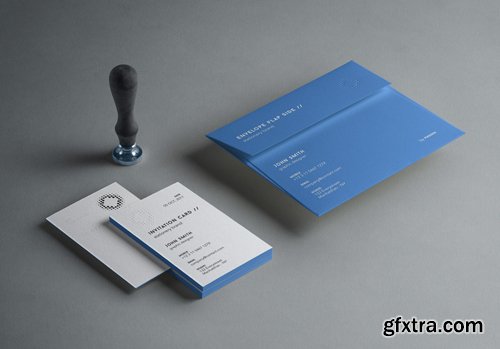 Psd Invitation Card Mockup Vol4