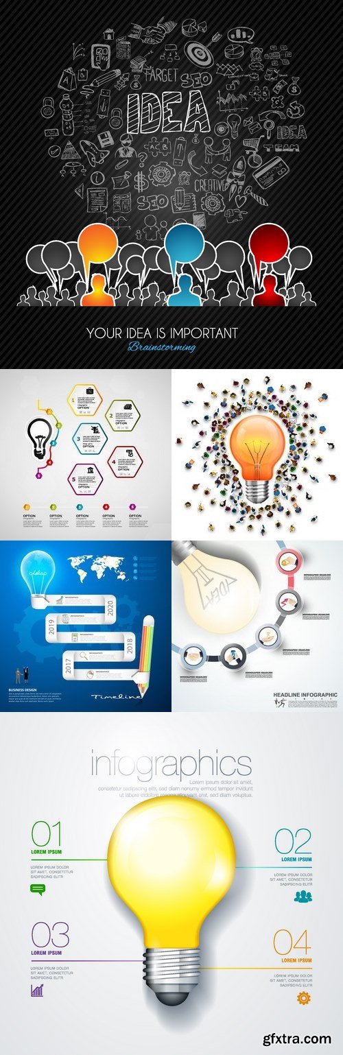 Vectors - Business Ideas Backgrounds 46