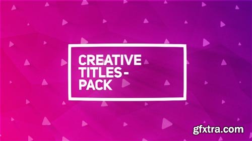 Videohive - Creative Titles Package - 20060827