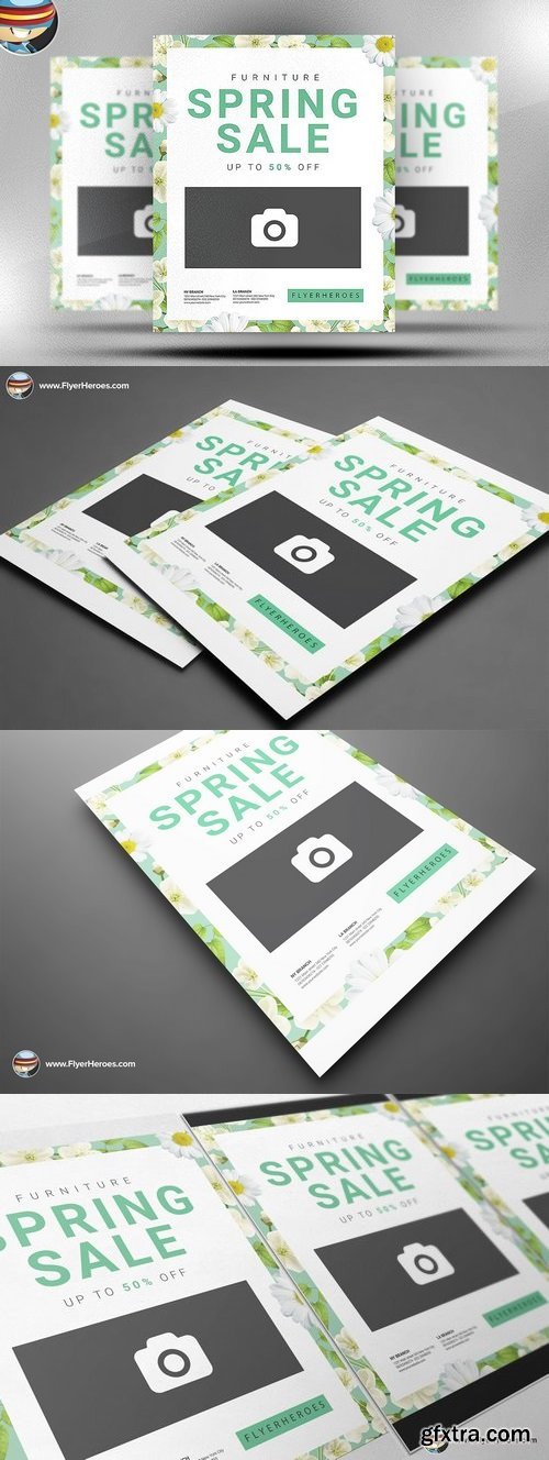 CM - Spring Furniture Sale Flyer Template 1366484