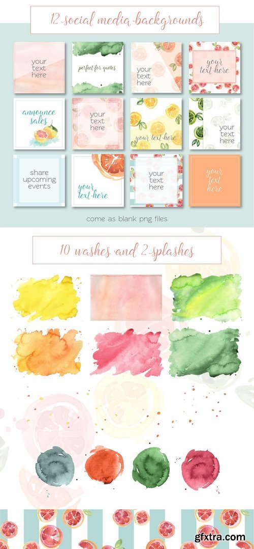 CM - Citrus Watercolor Pack 1247483