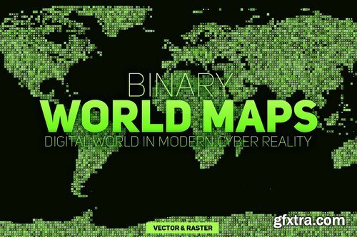 CM - 5 Binary World Maps 1367224