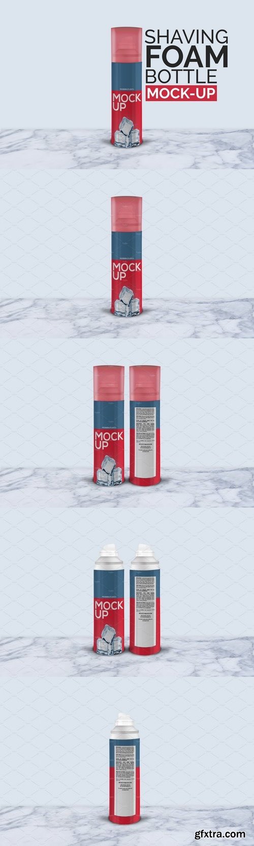 CM - Shaving Foam Bottle Mock-Up 1366954