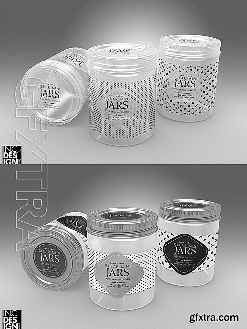 CM - Clear Jars with Metal Lids 1319397