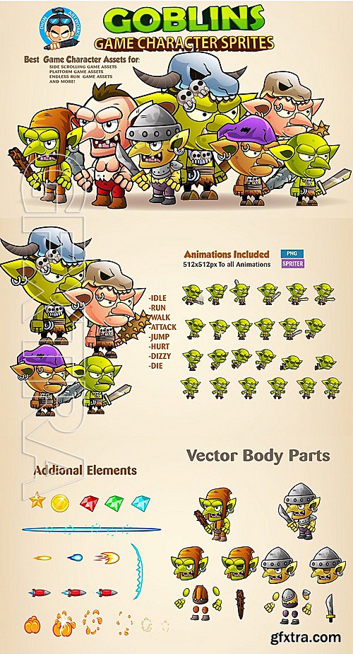 CM - Goblins Game Character Sprites 1323926