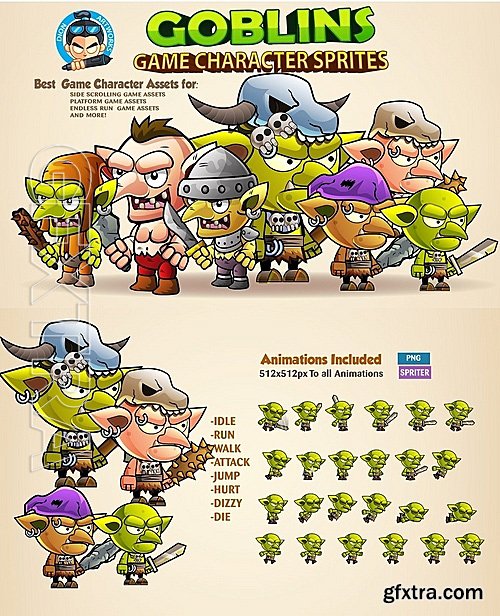 CM - Goblins Game Character Sprites 1323926