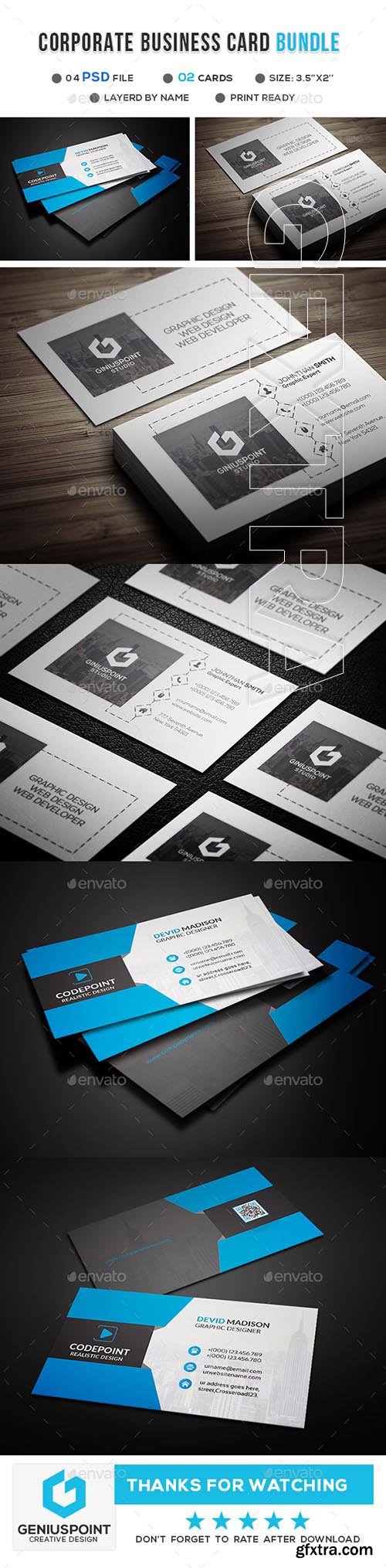 GraphicRiver - Corporate Business Card Bundle 20856157