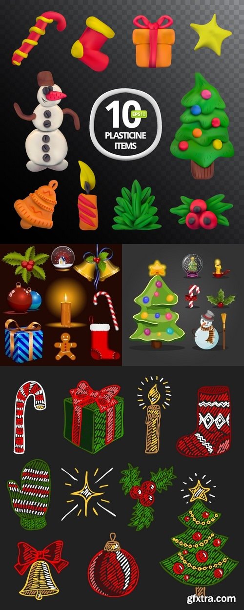 Vectors - Creative Christmas Icons