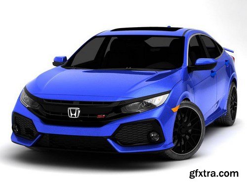 Honda Civic 2017 High Poly