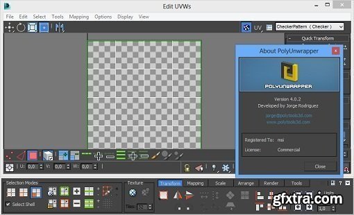 PolyUnwrapper v4.2.7 for 3ds Max 2010 - 2017