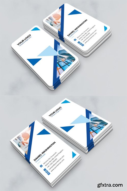 Business Card - Triangle Multipurpose Vertical