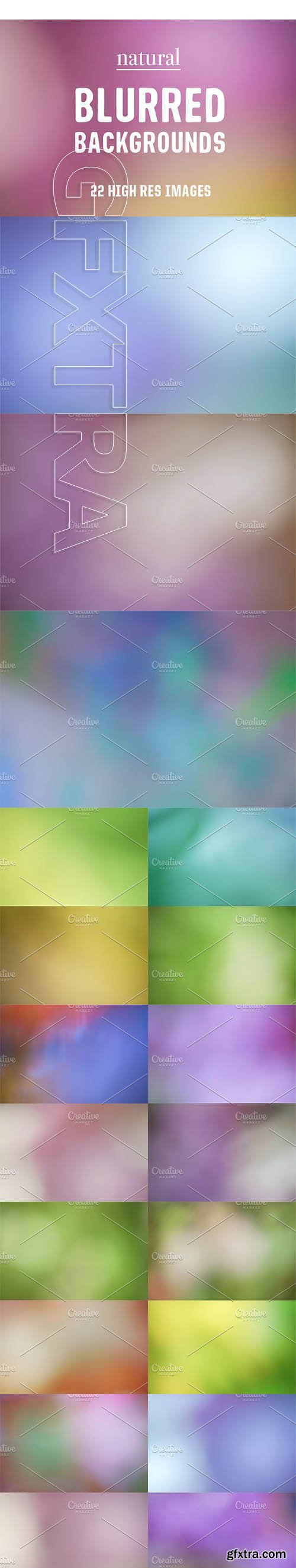 CreativeMarket - Blurred Backgrounds from Nature 1917254