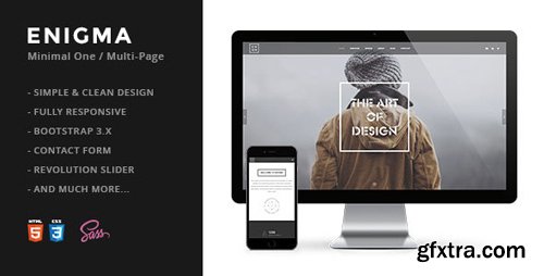 ThemeForest - Enigma v2.16 - Creative Responsive Minimal HTML Template - 12271889