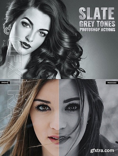 CM - Slate Grey Tones Photoshop Actions 1324255