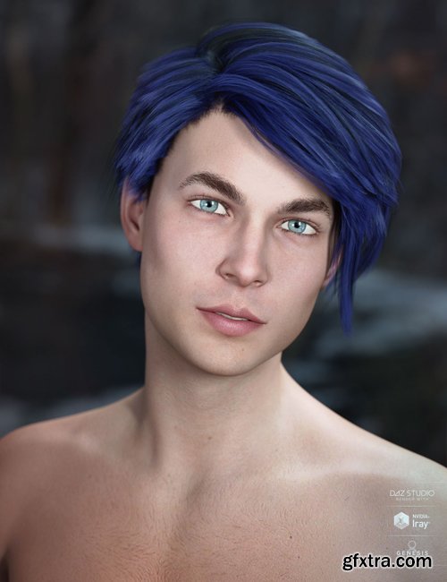 Lyall Hair for Genesis 3 & 8 Male(s)