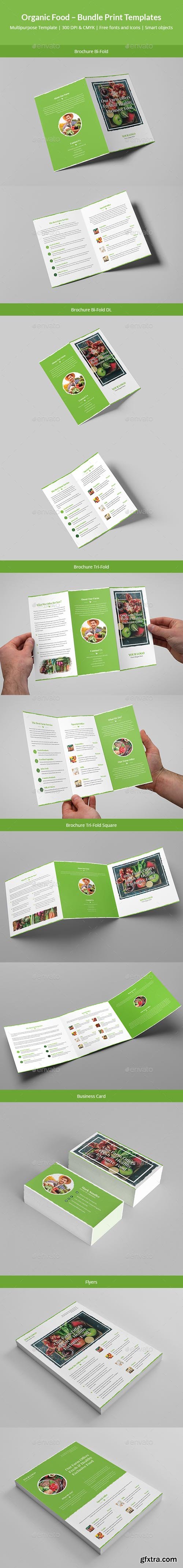 GR - Organic Food – Bundle Print Templates 20801043