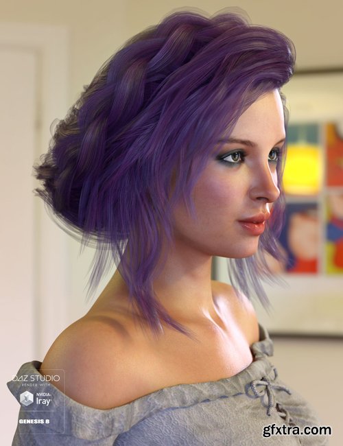 Perrin Hair for Genesis 3 & 8 Female(s)