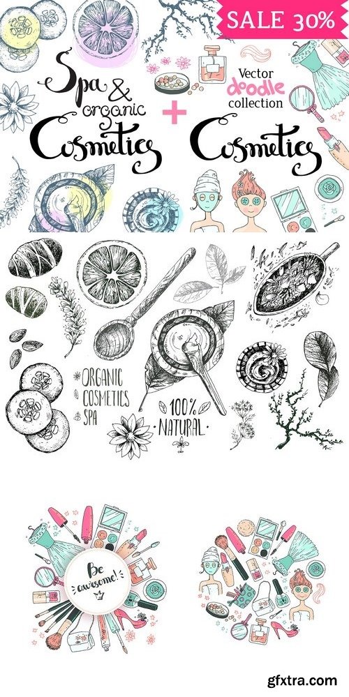 CM - Organic Cosmetics, Spa. Doodles 1392589