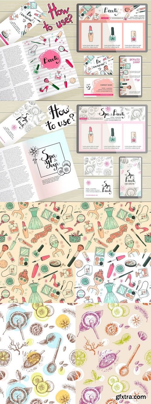 CM - Organic Cosmetics, Spa. Doodles 1392589