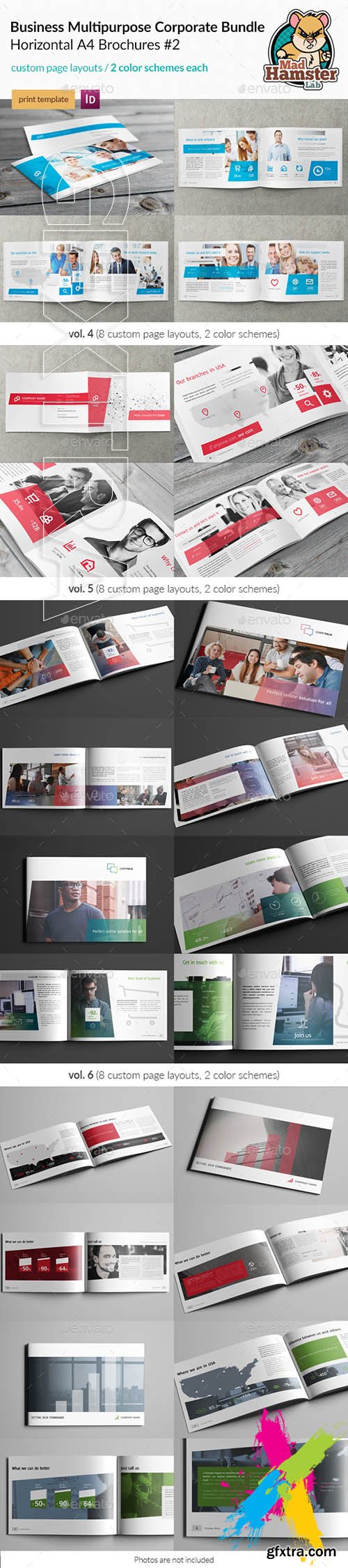 GraphicRiver - 3x Business Corporate Multi-purpose A4 Brochures 2 20893131