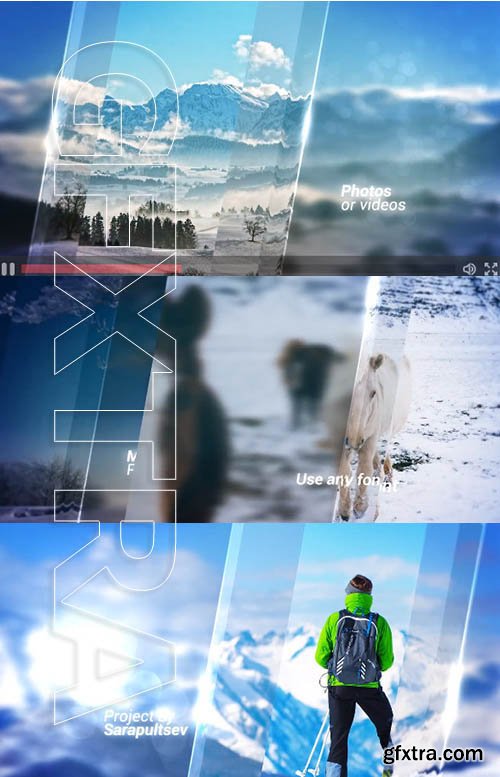 SlideShow - Ice Glass - Premiere Pro Templates