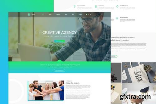 ThemeForest - Opton - Multi-Purpose PSD Template 19130157