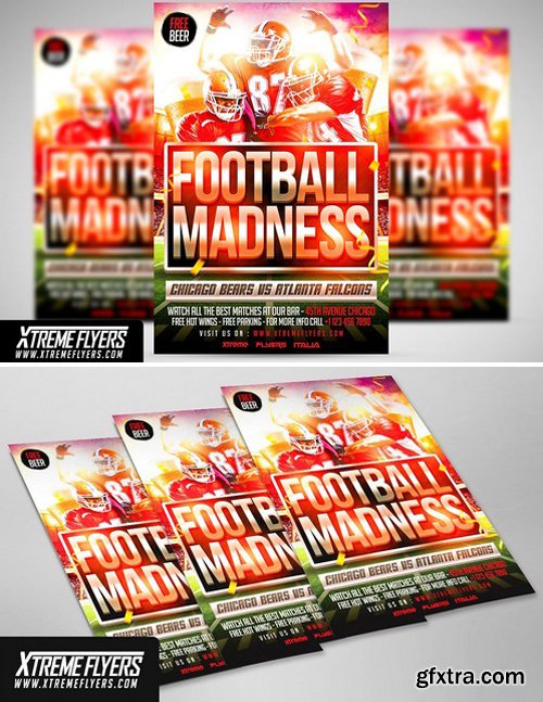 CM - Football Flyer Template 1814971