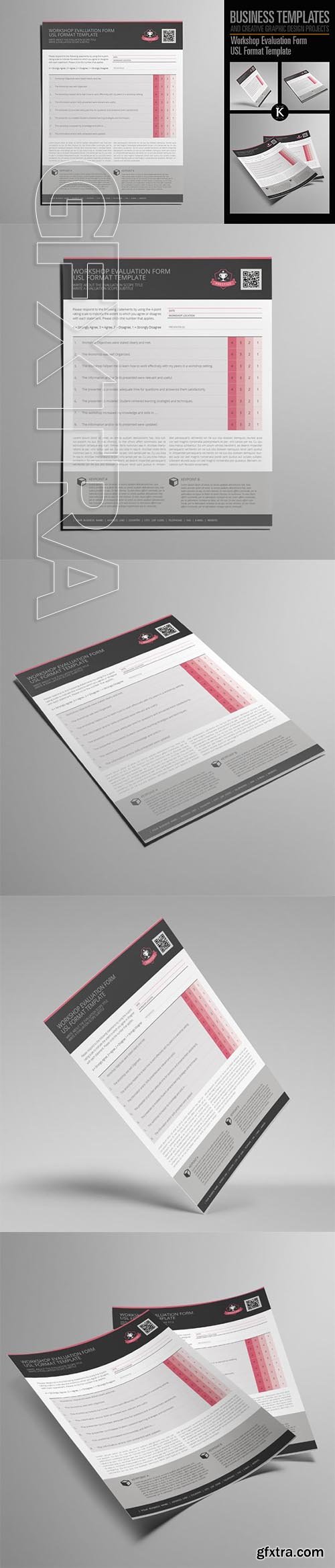 CreativeMarket - Workshop Evaluation Form USL Format 1985199