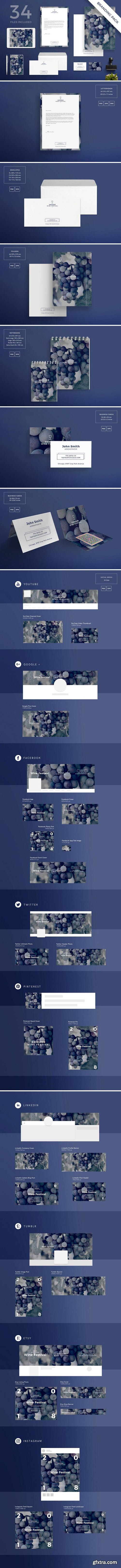 CM - Branding Pack | Wine Festival 1533774