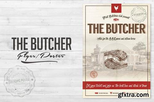 The Butcher Flyer Poster