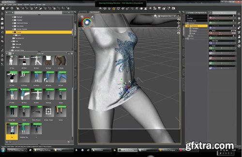 Daz Studio Content Creation Mastery Part 6 : Rigging and Morphing Clothing Items