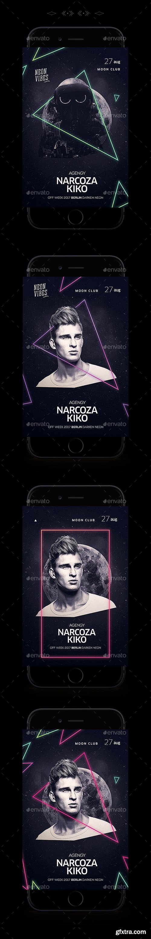 Graphicriver - Neon Flyer 19457841