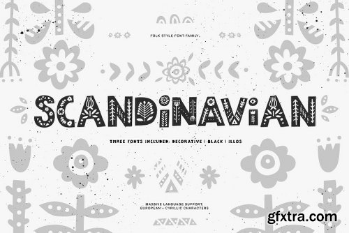 Scandinavian Font Family - 3 Fonts