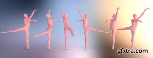 Dance Time - Aerial Studio and Poses for Genesis 8 Female