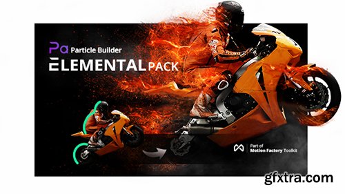 Videohive Particle Builder | Elemental Gear: Fire Sand Smoke Particular Presets 14664200