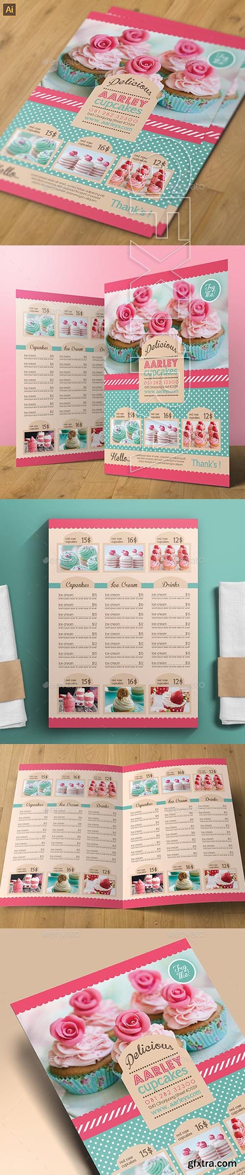 GraphicRiver - Pastry Cake Menu 20893224