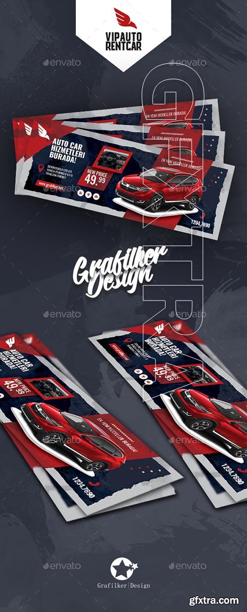 GraphicRiver - Rent A Car Cover Templates 20865560