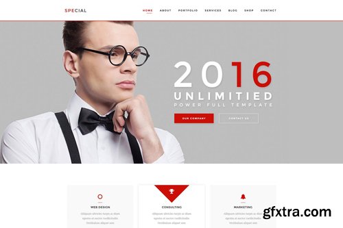 Freelancer Agency PSD Template