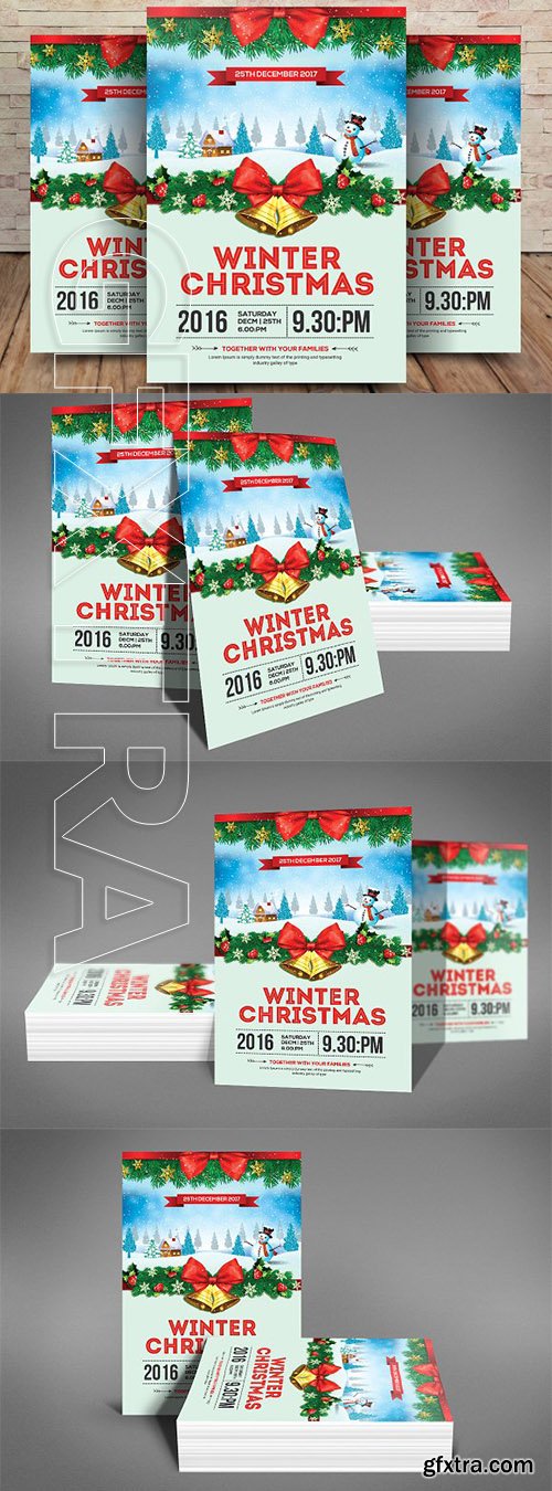 CreativeMarket - Christmas Journey-Event Flyer Poster 2019706