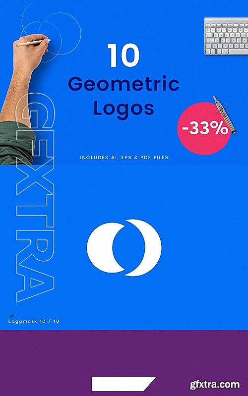 CM - 10 Bold Geometric Logos 1387575