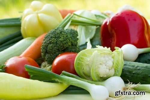 Fruits vegetables set group beet sprouts pumpkin juice tomato 25 HQ Jpeg