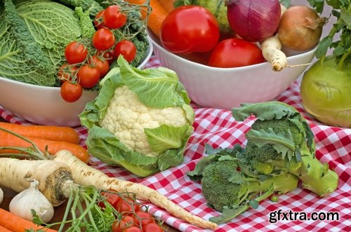 Fruits vegetables set group beet sprouts pumpkin juice tomato 25 HQ Jpeg