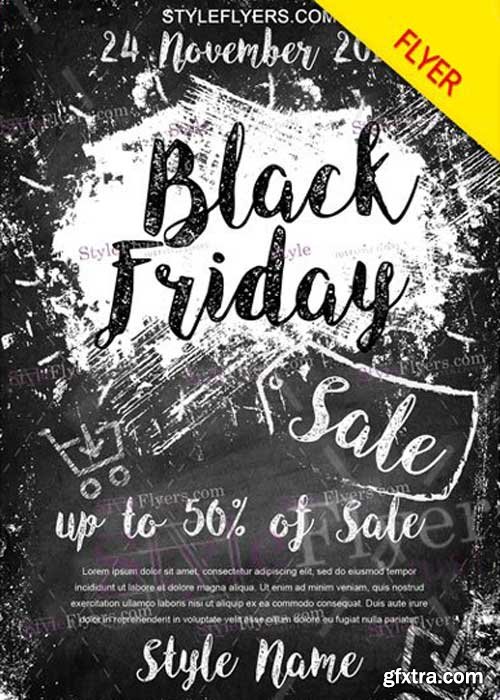 Black Friday V25 PSD Flyer